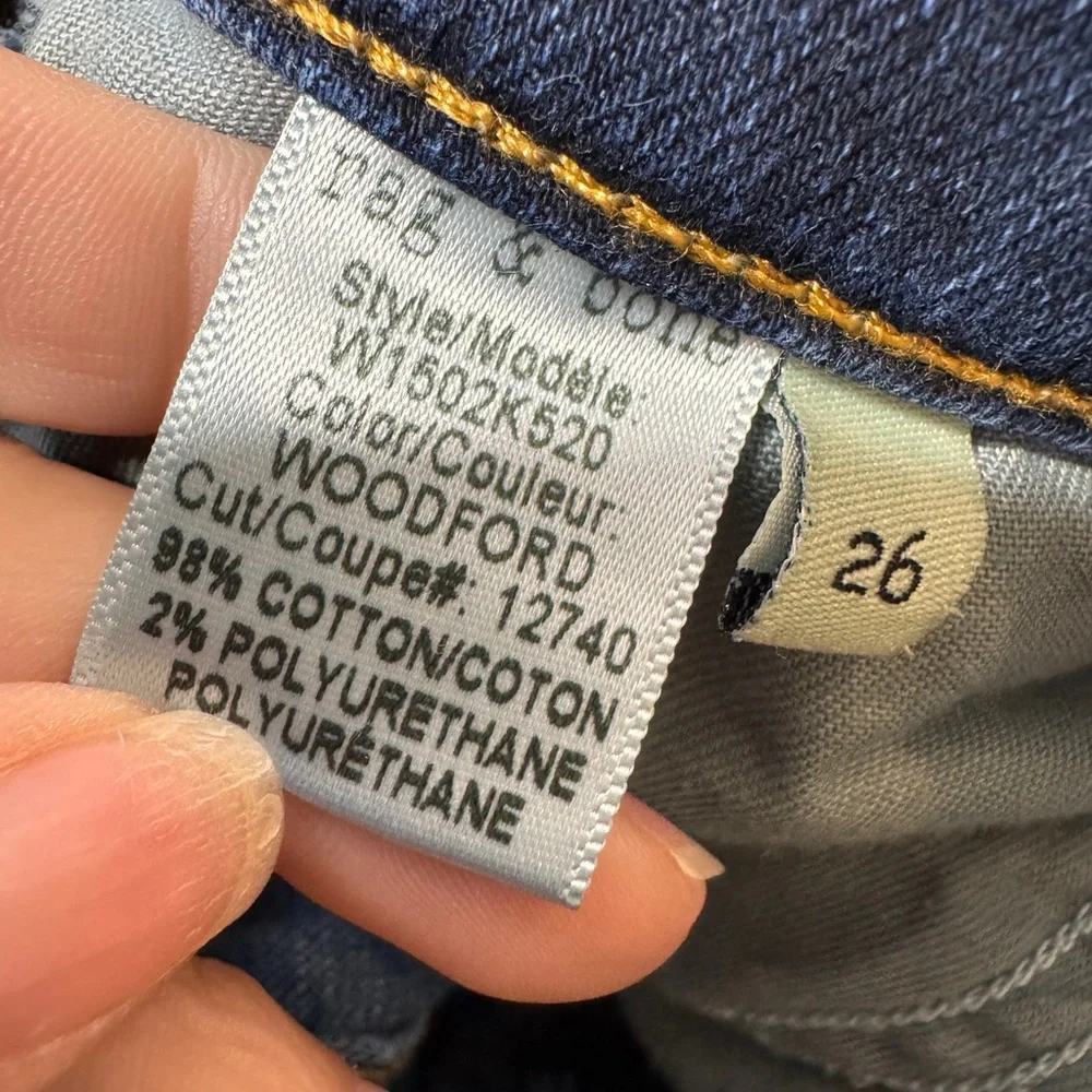 Rag & Bone Jeans Skinny in Woodford size 26‎ Low Rise Slim Stretch Classic